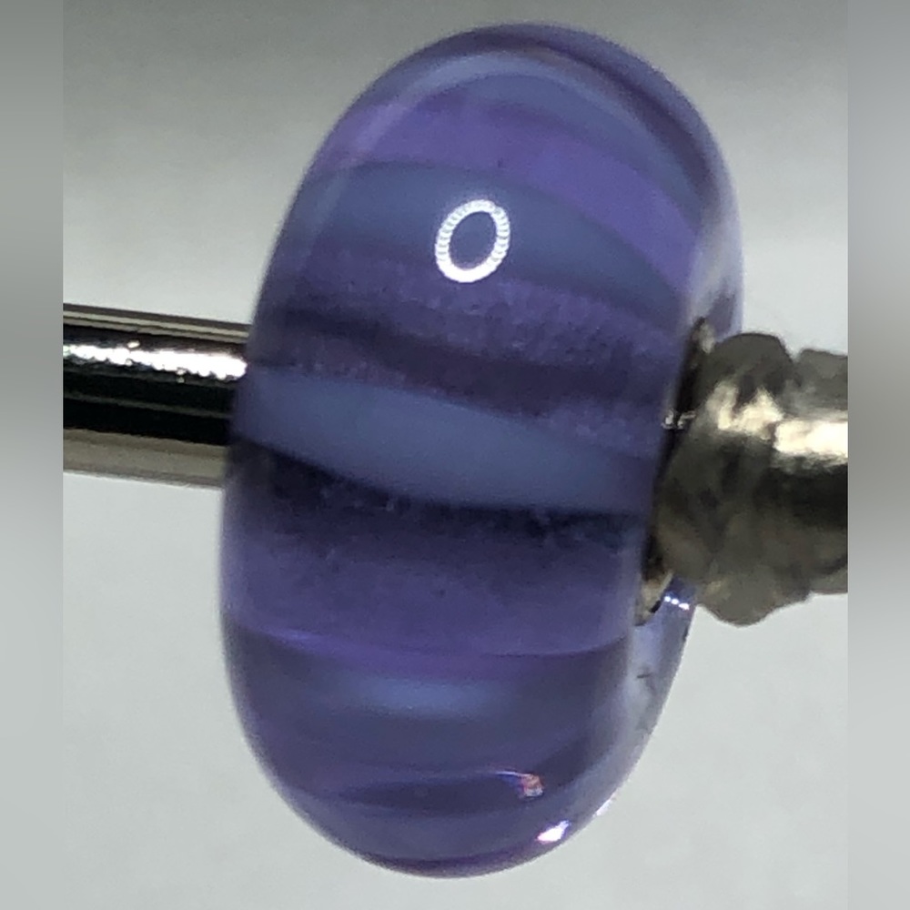 Trollbeads Lavender Stripe Bead